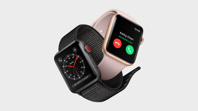 Apple Watch Series 3 With Cellular Launches in Four New Countries on Friday
