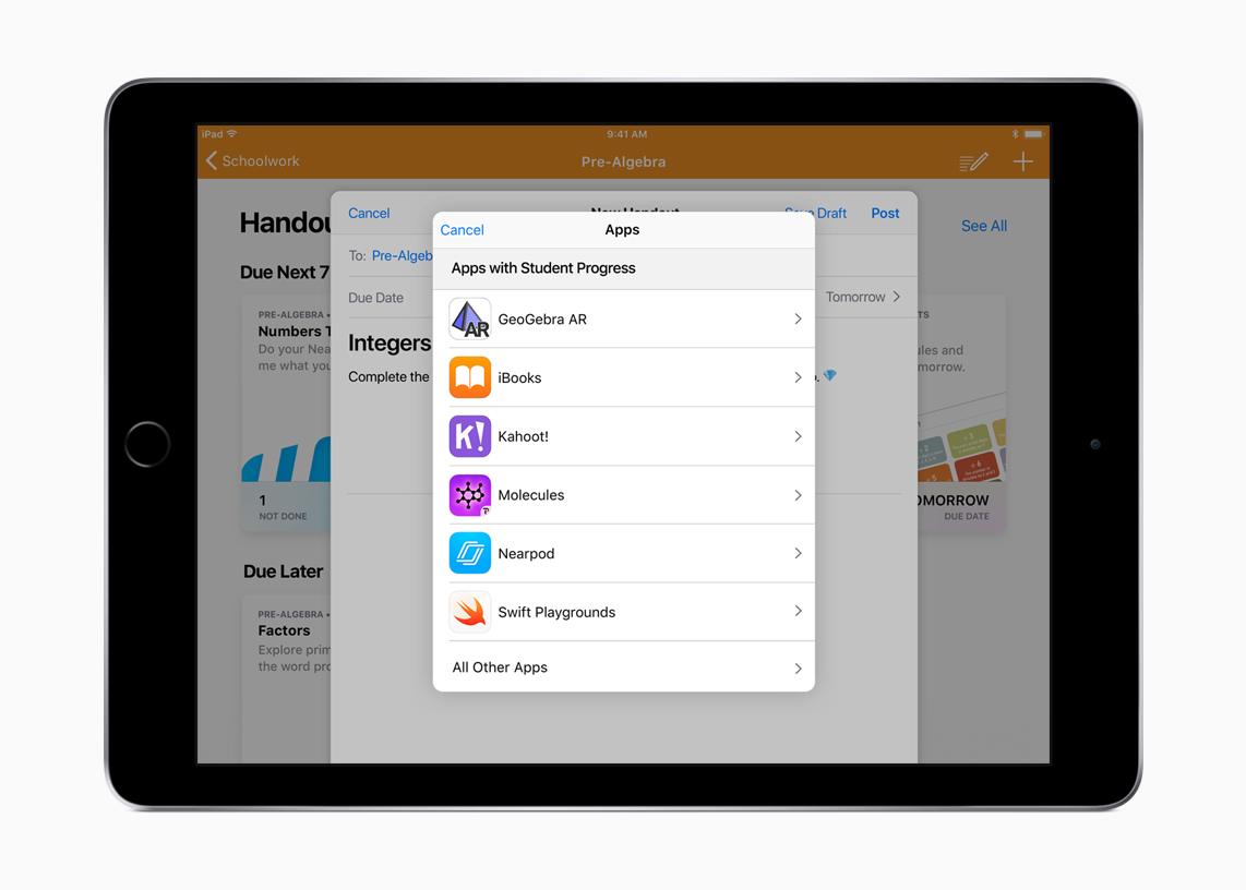 Apple Releases Schoolwork App for Teachers