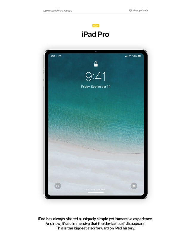 iPad Pro Concept Features 11.9-inch Display, Face ID, A12 Processor, More