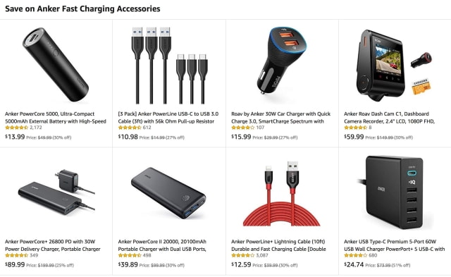 Anker Batteries, Chargers, Accessories On Sale for Up to 51% Off [Deal]