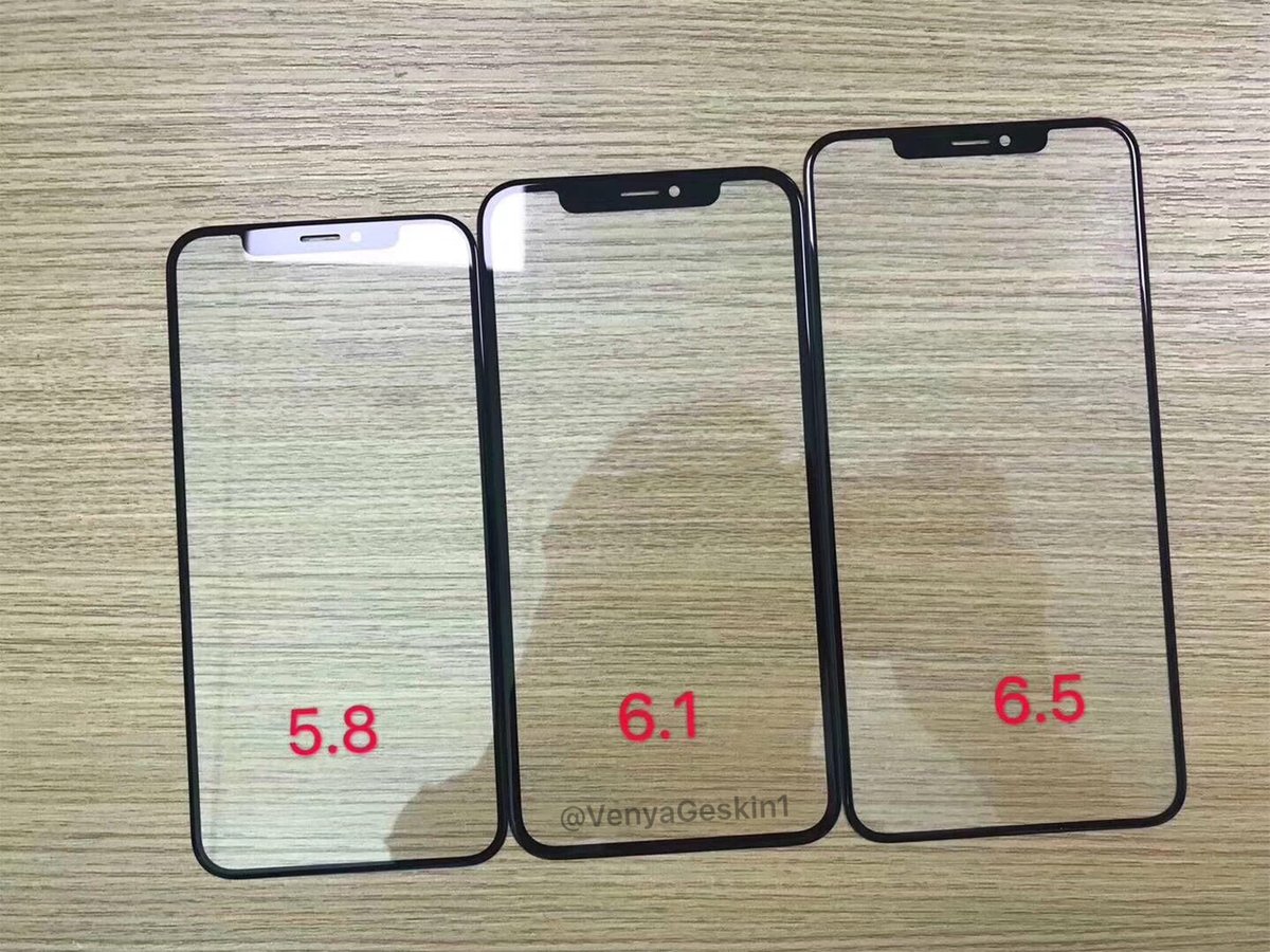 Alleged Front Glass Panels for 2018 iPhones Leaked [Photo]