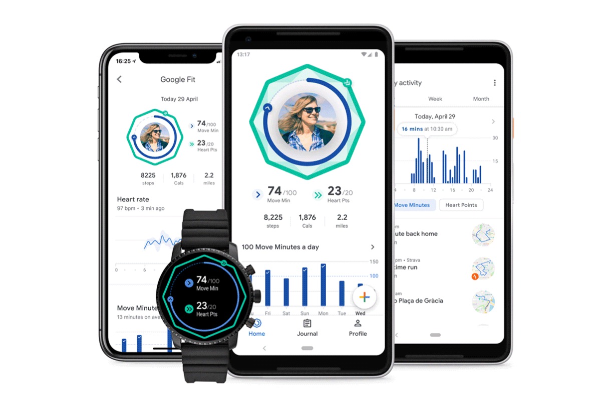Google Fit Updated With Activity Rings