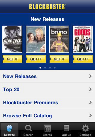 Blockbuster Releases an iPhone App