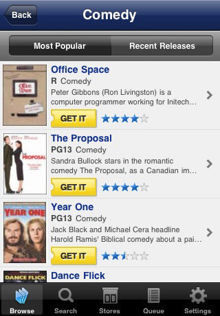 Blockbuster Releases an iPhone App