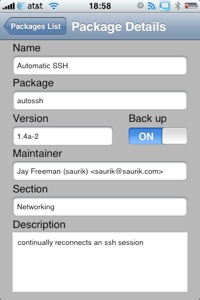 PkgBackup for Cydia Improves Speed, Adds Category Support
