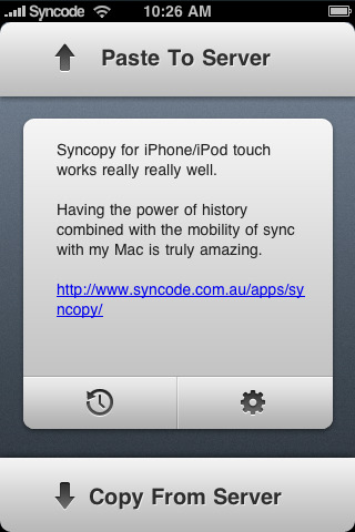 Syncopy Syncs Your Mac Clipboard With Your iPhone