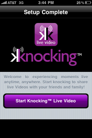 Knocking Live Video for iPhone Improves Video Quality