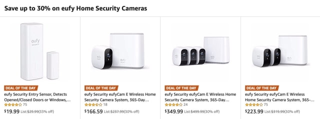 Anker eufy security cameras for sale up to 30% off [Deal]