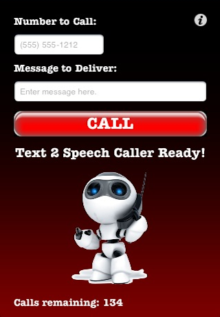 A Text 2 Speech Caller 1.0 Released