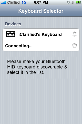 BTstack Keyboard for iPhone Updated