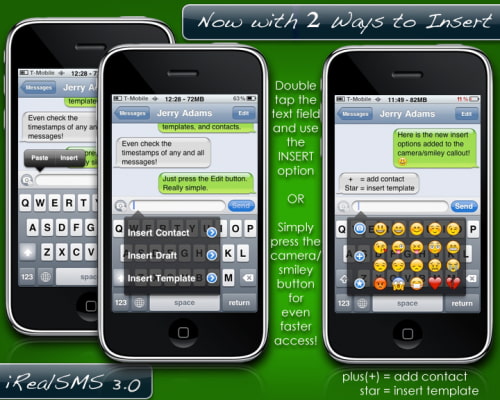 iRealSMS 3.0.1 Update Now Available in Cydia Store