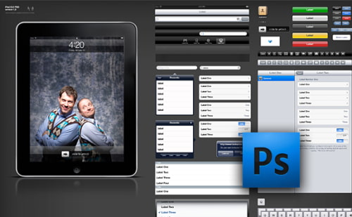 Teehan+Lax Releases Photoshop Elements for iPad GUI Design