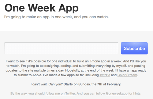 Watch an iPhone Developer Build an App in One Week