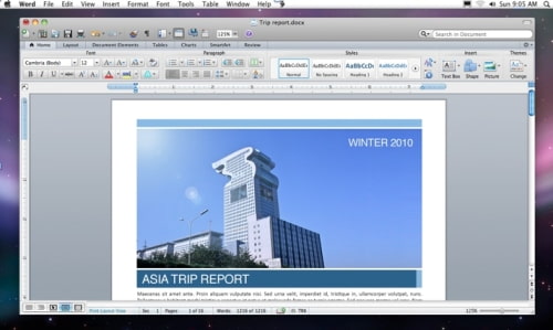 Microsoft Introduces Office For Mac 2011