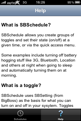 SBSchedule Lets You Schedule Your SBSettings Toggles
