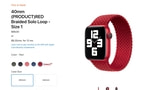 Apple Watch Solo Loop and Braided Solo Loop Now Available in (Product) RED