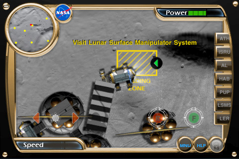 NASA Lunar Electric Rover Simulator for iPhone
