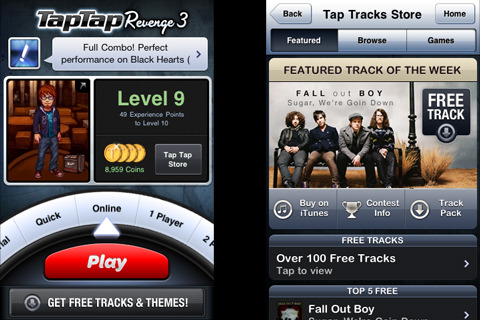 Tap Tap Revenge 3 Update Improves Quality and Stability