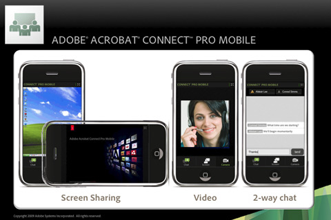 Adobe Launches Acrobat Connect Pro Mobile for iPhone