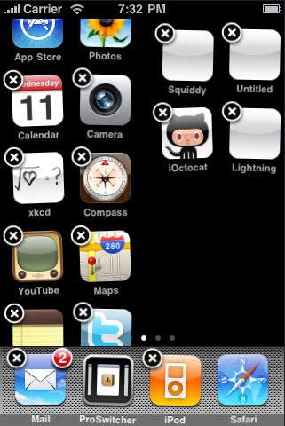 Vertically Scroll Your iPhone Springboard Using Infiniboard