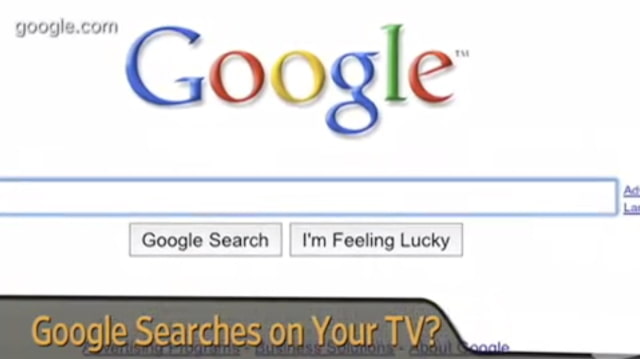 Google Wants To Provide Search Services For Your TV