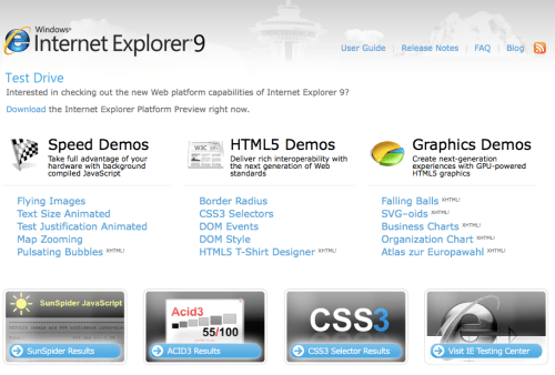 Microsoft Announces HTML5 for IE9 [Download Now]