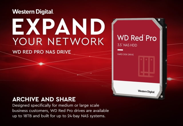 WD Red Pro NAS Hard Drives On Sale for Up to $180 Off [Deal]