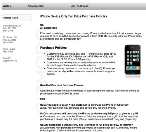 The iPhone is Now Available Contract Free From the Apple Store
