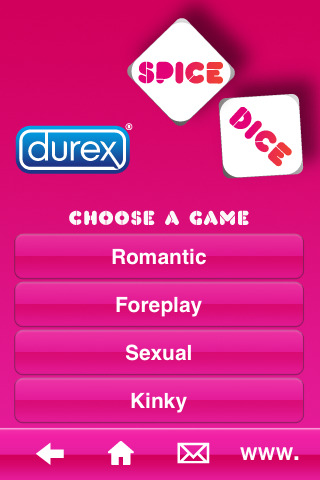 Durex Releases Spice Dice iPhone App