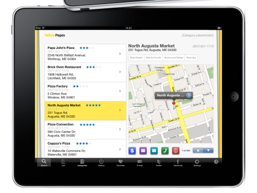 Avantar Releases Yellow Pages for iPad
