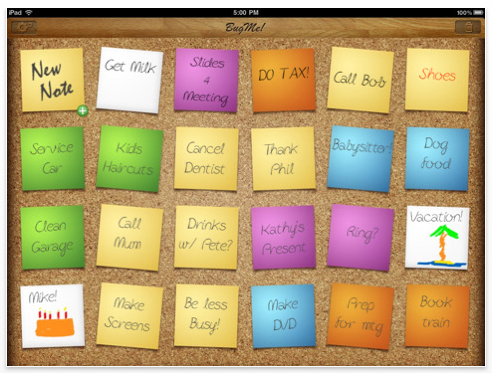 Sticky Ink Notes for the iPad