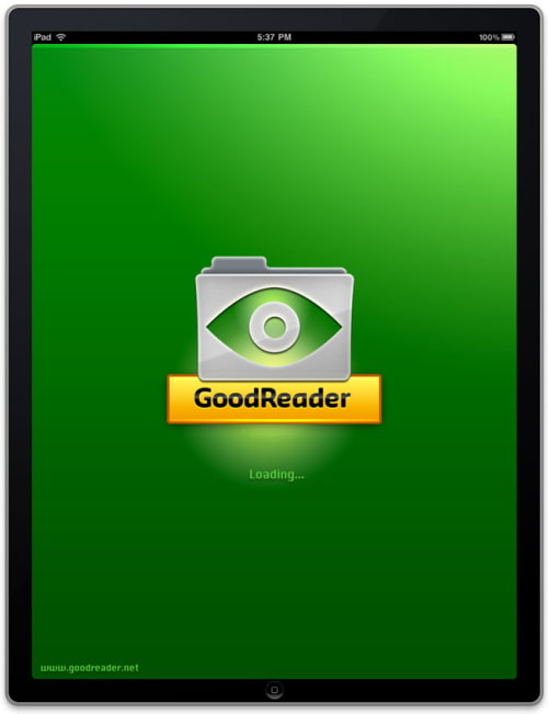 New iPad Version of the GoodReader App