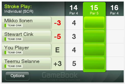 Major Update for First iPhone Live Golf Scoring App