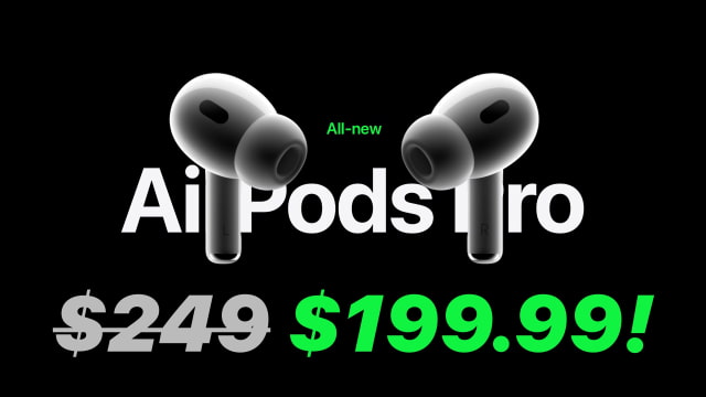 Apple AirPods Pro 2 On Sale for $199.99 [Black Friday Deal]