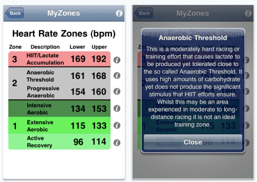 Heart Zone Calculator for iPhone and iPod Touch