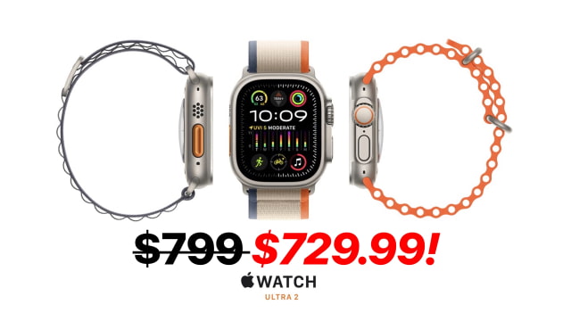 Apple Watch Ultra 2 Drops to New All-Time Low Price of $729.99 [Deal]