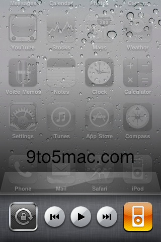 iPod Widget and Orientation Lock Discovered in iPhone OS 4.0b3