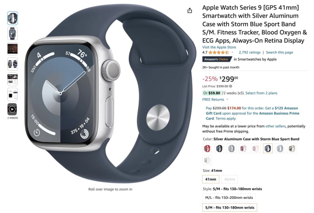 Apple Watch Series 9 On Sale for 25% Off! [Deal]