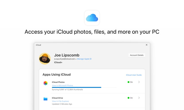 Apple Releases Redesigned iCloud for Windows App