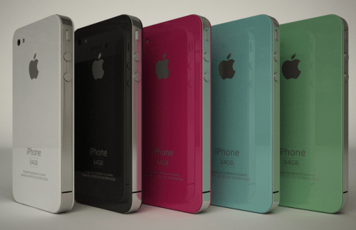 iPhone 4G Rendered in Different Colors!