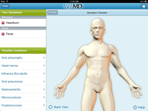 Check Your Symptoms on the New WebMD iPad App