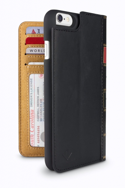 Twelve South BookBook Vintage Leather Case and Wallet for iPhone 6/6s (Black)
