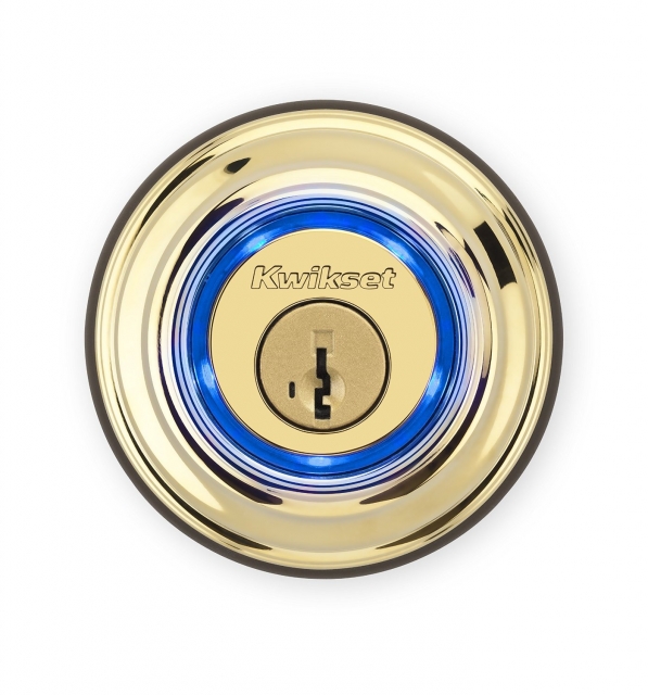 Kwikset Kevo Touch-to-Open Bluetooth Smart Lock - 2nd Generation (Polished Brass)