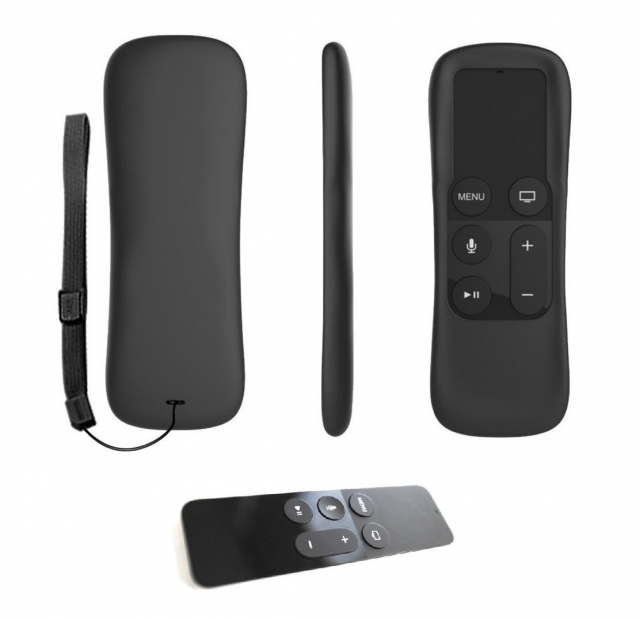 Non-Slip Grip Protective Silicone Cover Case for Apple TV Remote