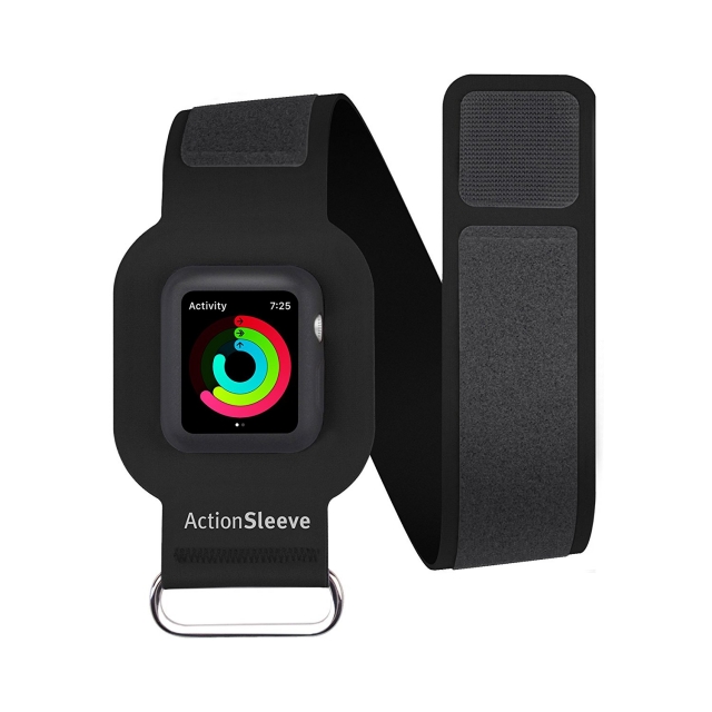 Twelve South ActionSleeve/Armband for 38mm Apple Watch (Black)