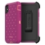 OtterBox DEFENDER SERIES Case for iPhone X - Coral Dot (Fusion Coral/Baton Rouge/Metallic Dot) - $33.95