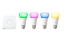 Philips Hue White and Color Ambiance A19 Starter Kit [4 Bulbs]
