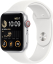 Apple Watch SE 2 (Cellular, 44mm, Silver Aluminum Case, White Sport Band M/L) - $329.99