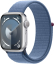 Apple Watch Series 9 (GPS, 41mm, Silver Aluminum Case, Winter Blue Sport Loop) - $329.00