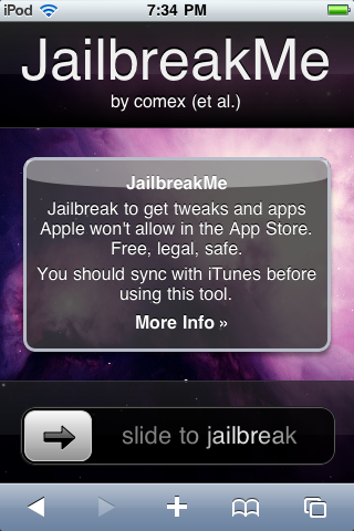 Como Realizar El Jailbreak En Tu iPod Touch Usando JailbreakMe [4.0.0]